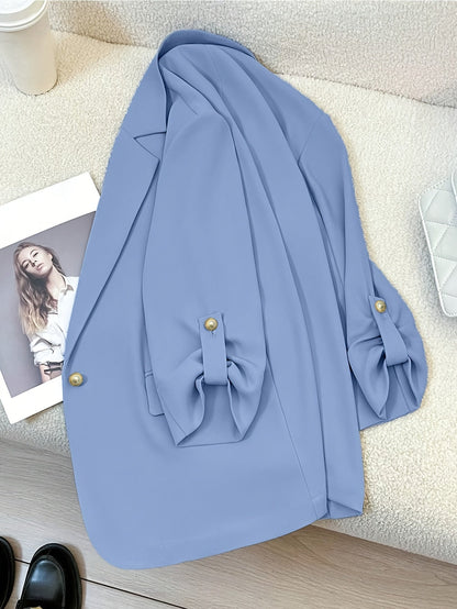 Damen Blazer Anzugjacke Elegant Business Freizeit Büro