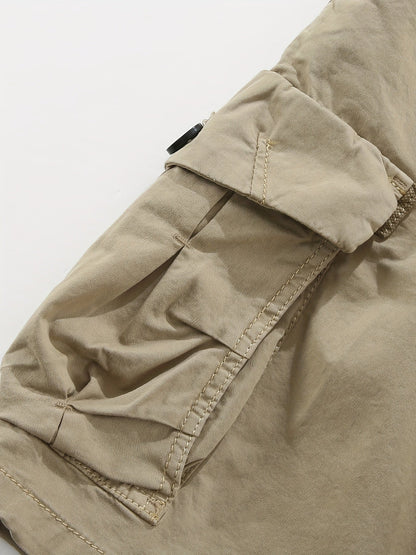 Herren Cargo Shorts mit Taschen und Kordelzug – Lässiger Outdoor-Style