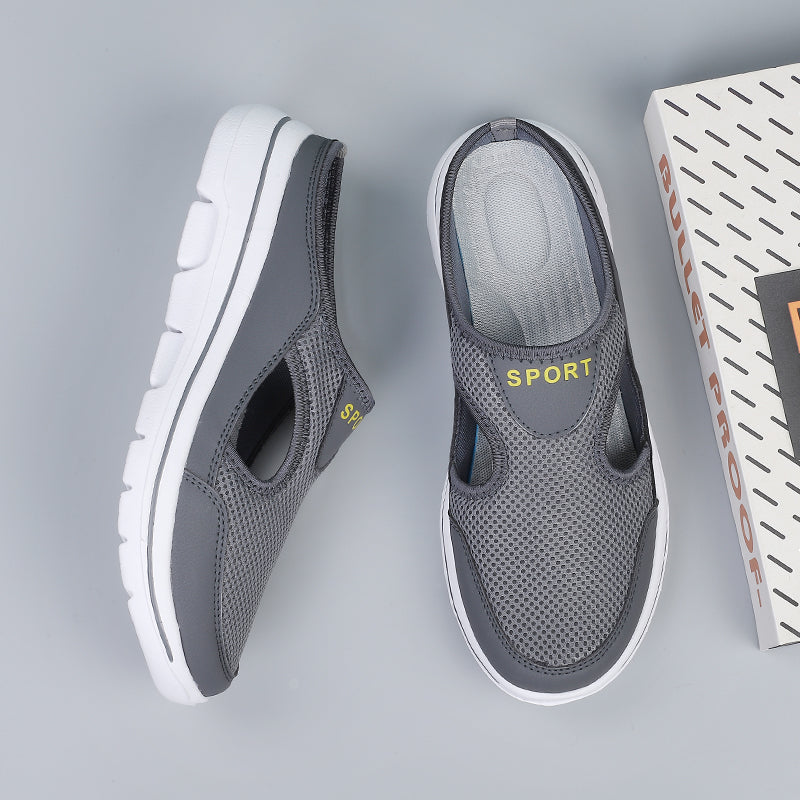 Herren Komfort-Sportschlappen für Alltag, Arbeit und Reisen – Atmungsaktive Freizeitschuhe