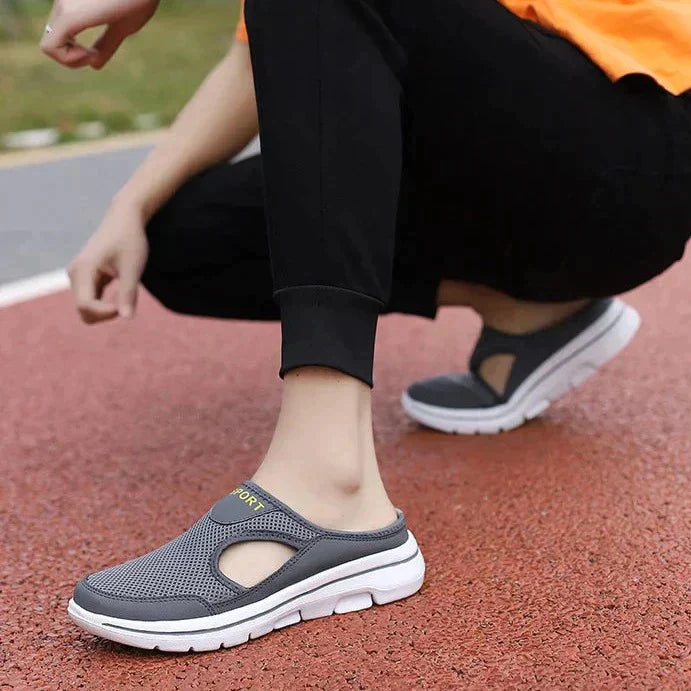 Herren Komfort-Sportschlappen für Alltag, Arbeit und Reisen – Atmungsaktive Freizeitschuhe