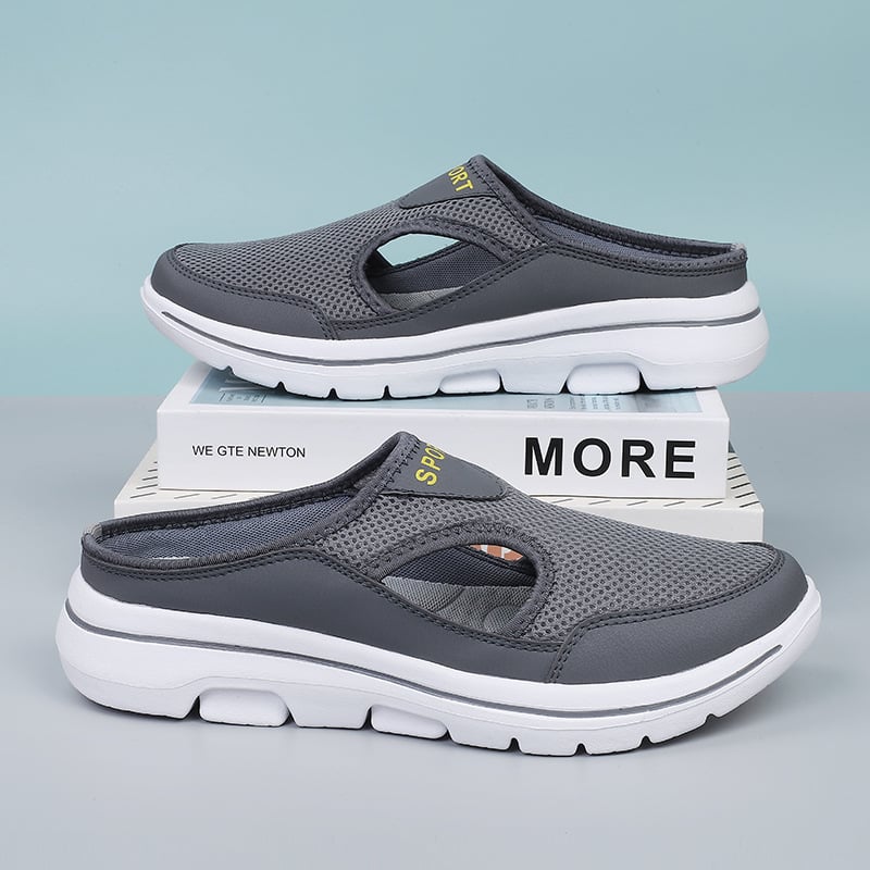 Herren Komfort-Sportschlappen für Alltag, Arbeit und Reisen – Atmungsaktive Freizeitschuhe