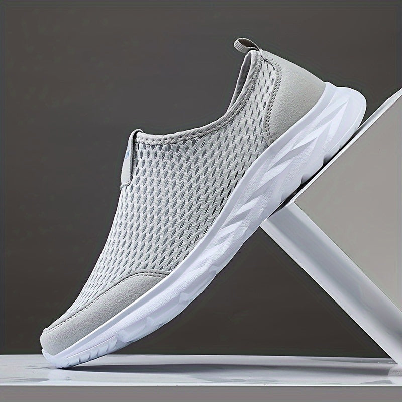 Herren Mesh-Slip-On Sportschuhe für Freizeit und Training – Atmungsaktive Sneaker