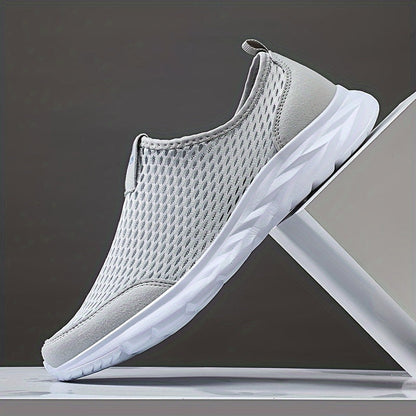 Herren Mesh-Slip-On Sportschuhe für Freizeit und Training – Atmungsaktive Sneaker