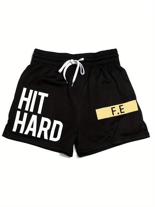 Herren Sportshorts Basketball „Hit Hard“ Streetwear Stil