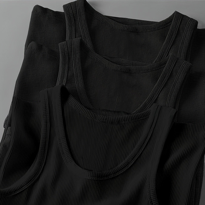 Herren Sport Tanktop mit Rippstruktur – Modernes Fitnesstop für Training und Freizeit