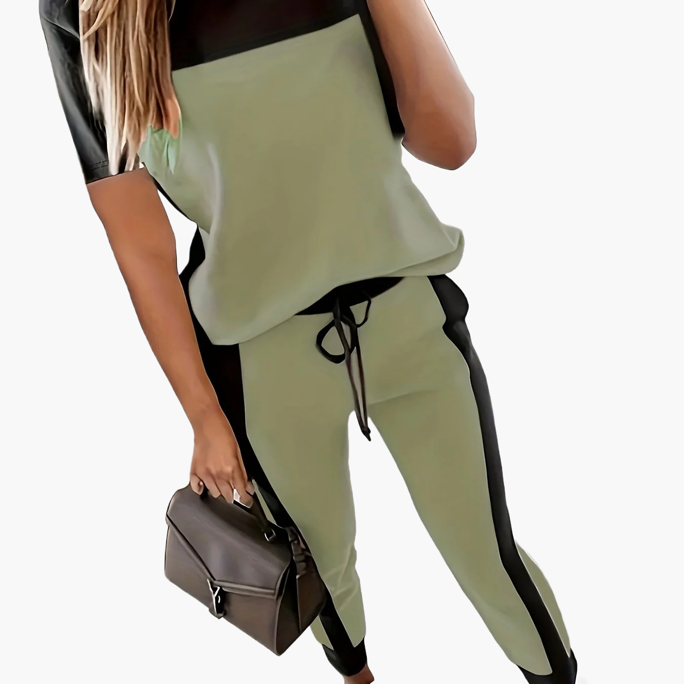 Damen Freizeit Trainingsanzug Zweiteiler – Eleganter Style für Alltag und Sport