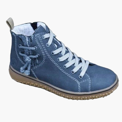 Damen Orthopädische Komfort-Sneaker für Alltag und Freizeit – Bequeme High-Top Schuhe mit Fußgewölbeunterstützung