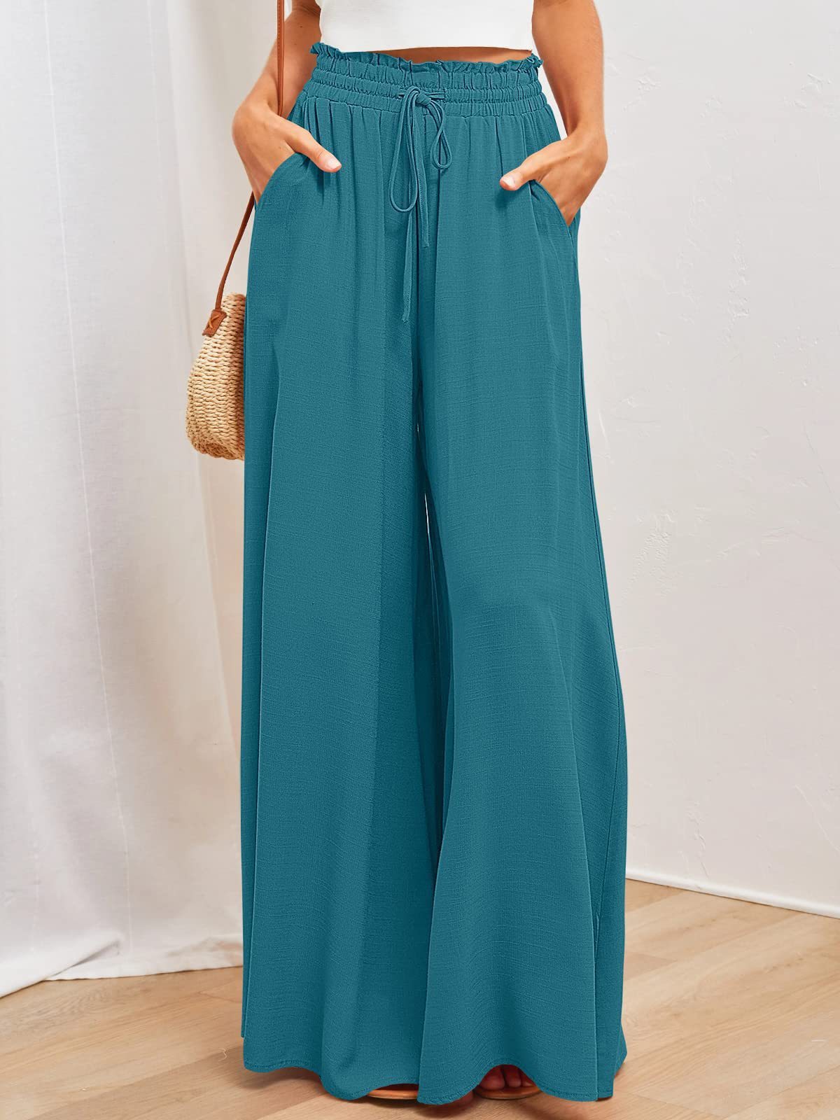 Georgina – Weite Damen Lounge-Hose mit Taschen