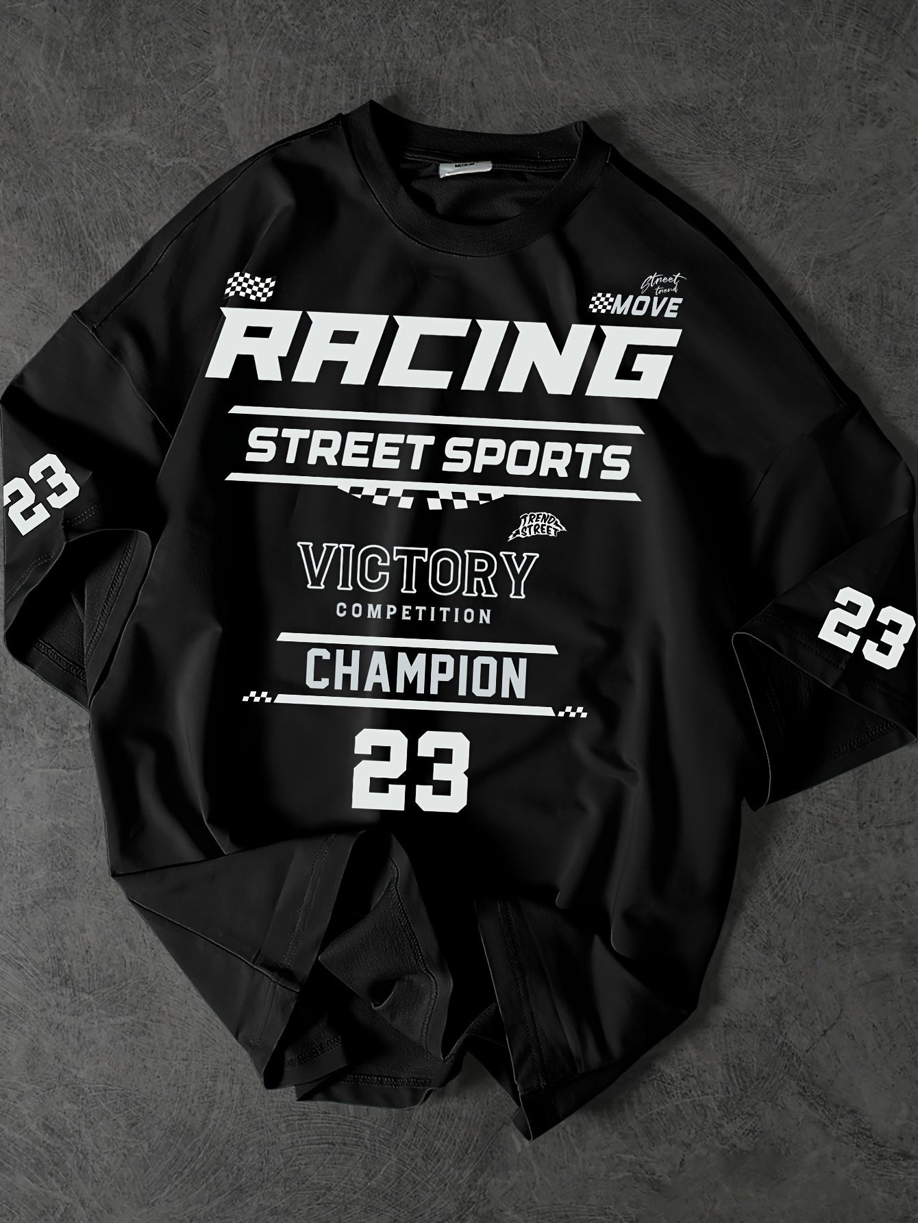Herren Streetwear Racing Champion T-Shirt – Sportliches Freizeitshirt mit Print