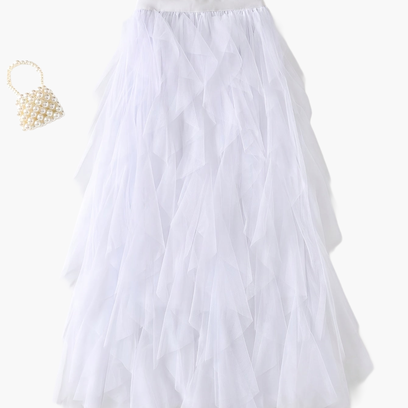 Damen Maxirock mit Rüschen für festliche Anlässe und elegante Outfits