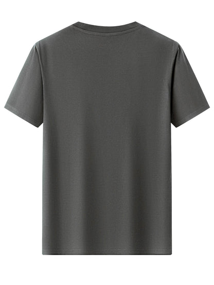 Herren T-Shirt mit Kompass- und Bergmotiv – Outdoor Abenteuer Stil