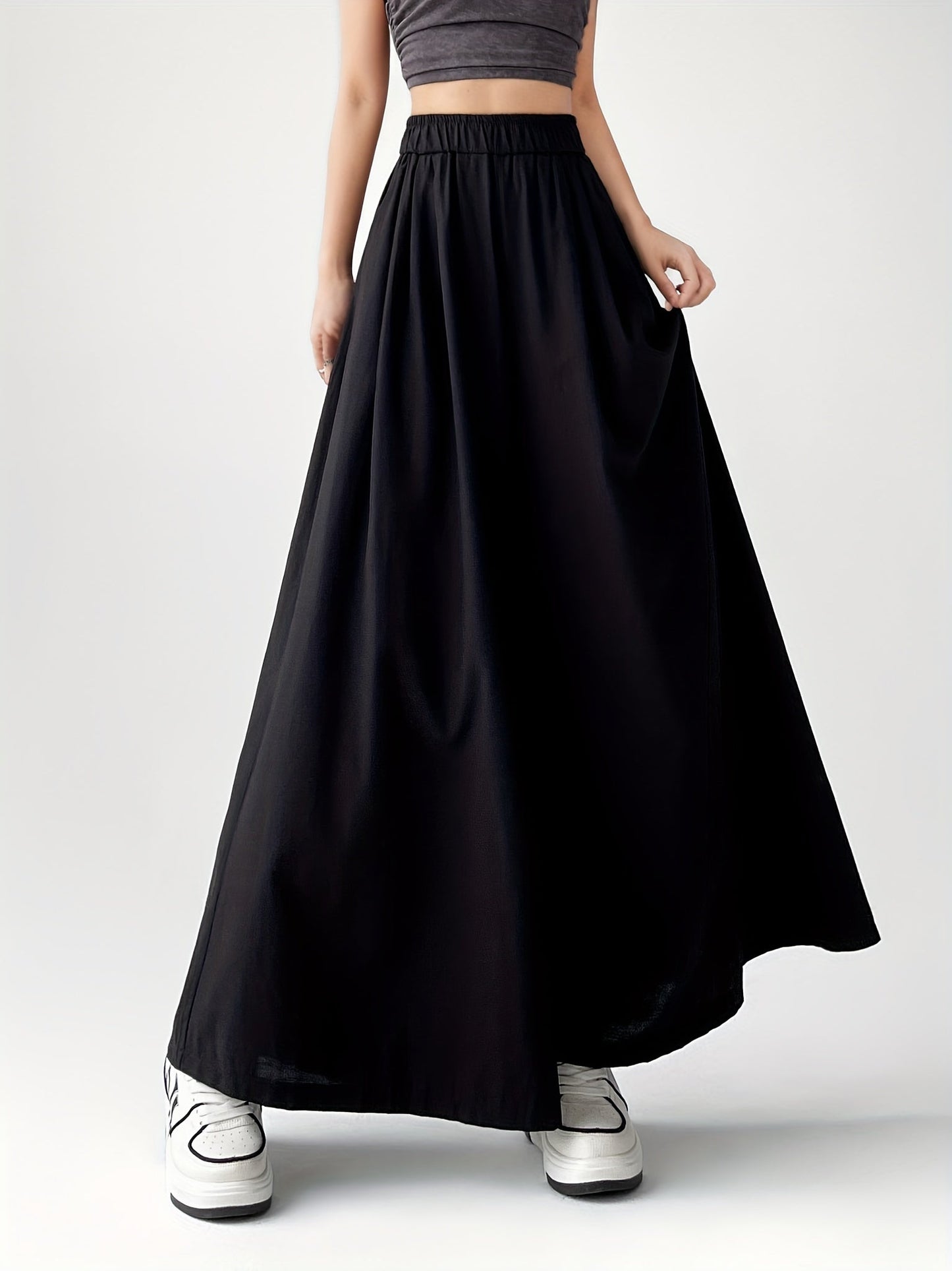 Damen Weite Palazzo Culotte Hose – Modischer Streetstyle für Freizeit und Alltag