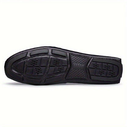 Herren Mokassins Slip-On Loafer mit Schnalle – Elegante Freizeitschuhe für Alltag & Freizeit