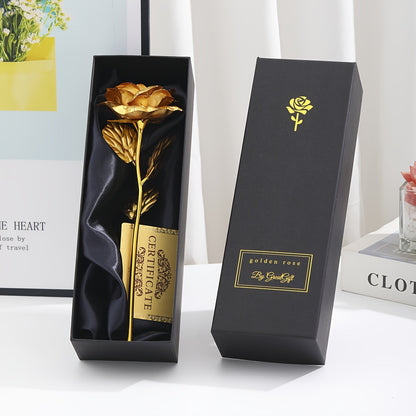 Edle Geschenkrose im Geschenkkarton – Dekorative Blume für Muttertag, Damen, Geschenkidee, Wohnaccessoire