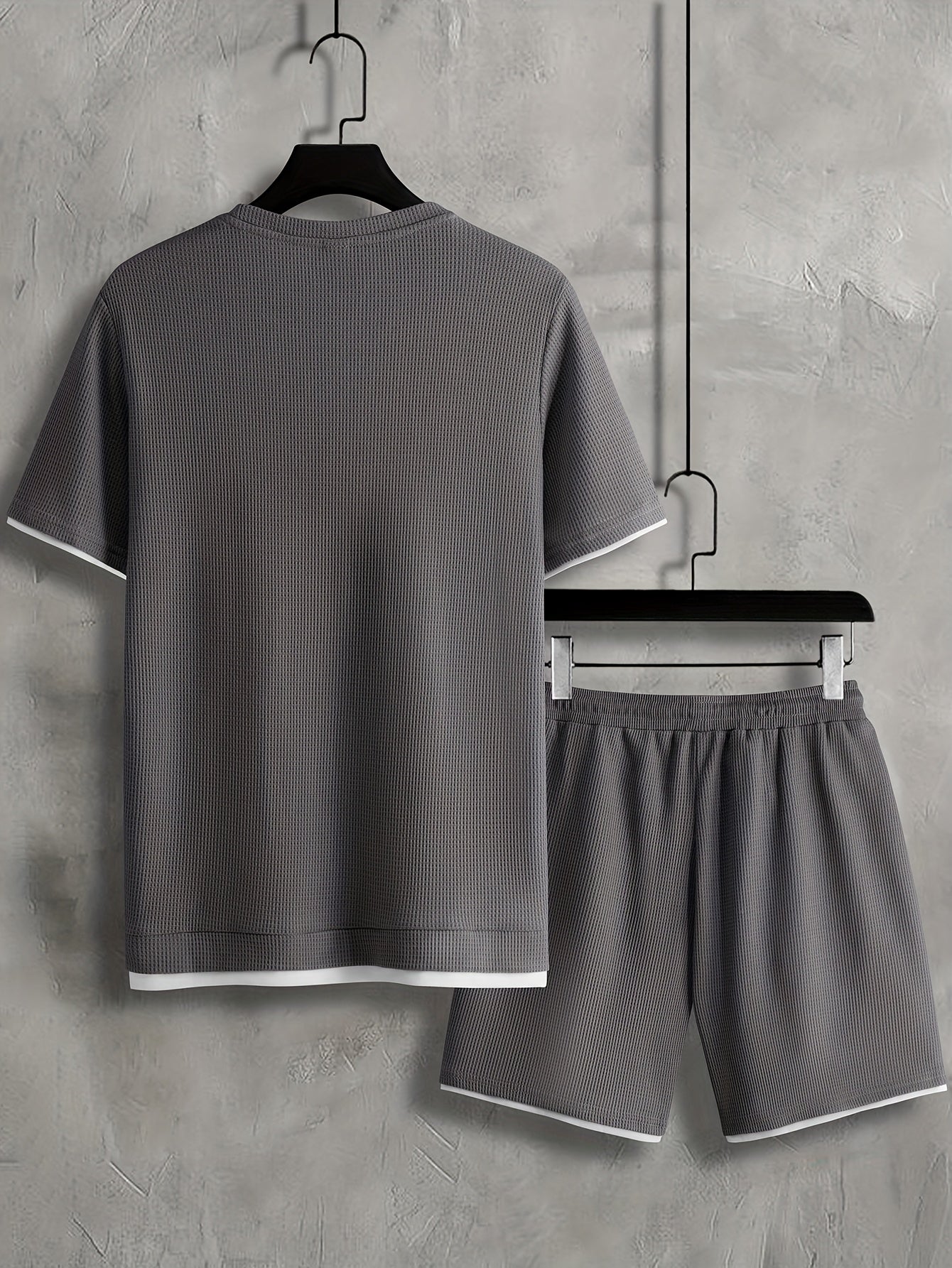 Herren Freizeit Set – Kurzarm Shirt & Shorts, Lounge & Sport, Modernes Streetwear Outfit