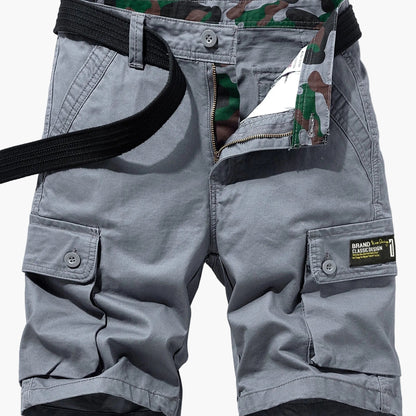 Herren Cargo Shorts Freizeit Klassisch mit Gürtel und Taschen