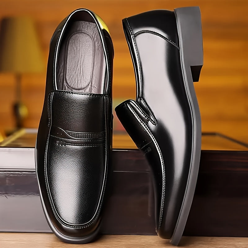 Elegante Herren Business-Slipper – Klassische Vintage-Lederschuhe für Alltag & Büro