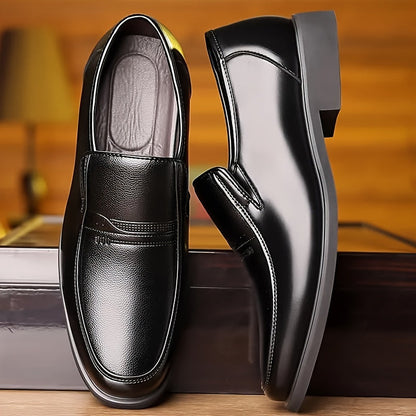 Elegante Herren Business-Slipper – Klassische Vintage-Lederschuhe für Alltag & Büro