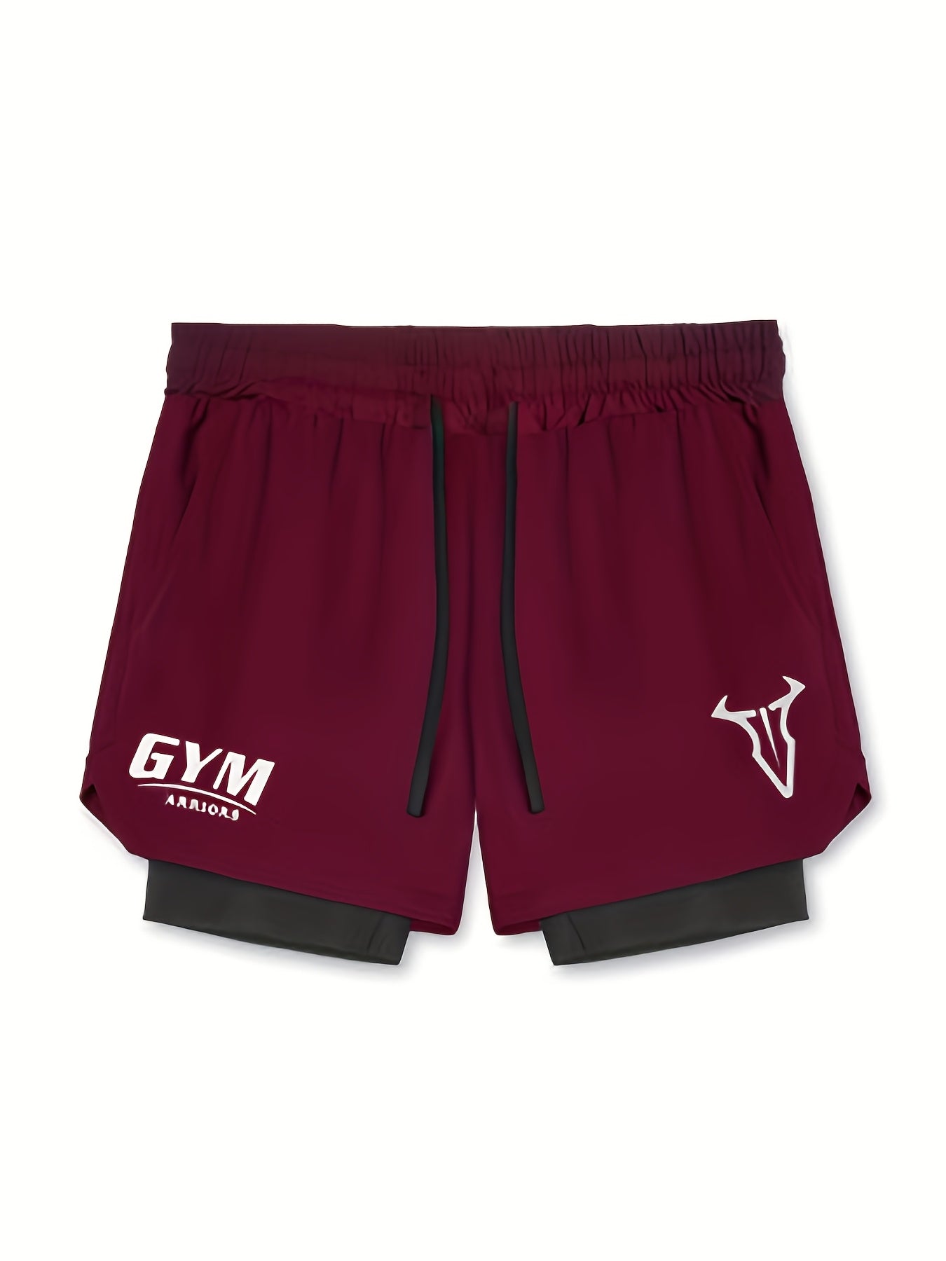 Herren Trainingsshorts mit 2-in-1-Design für Fitness und Sport