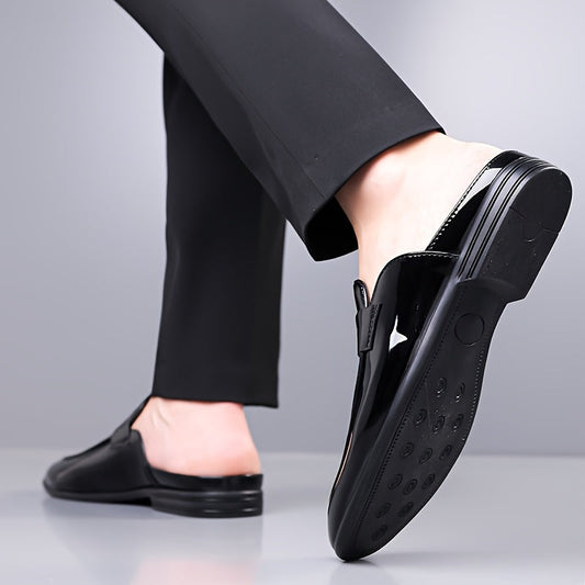 Herren Elegante Backless Loafer – Stilvolle Business-Slipper für Büro & Anlass