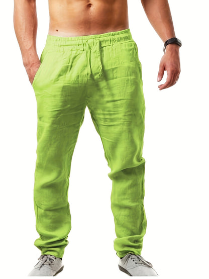 Herren Freizeithose mit Kordelzug – Bequeme Sommerhose für Alltag und Urlaub