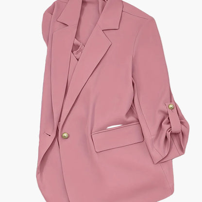 Damen Blazer Anzugjacke Elegant Business Freizeit Büro