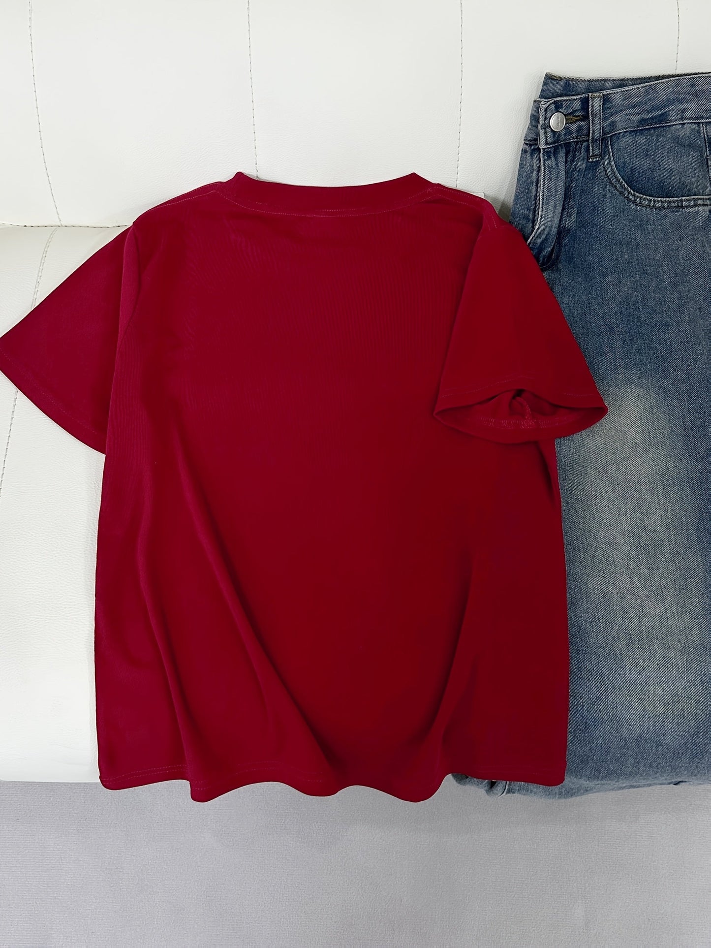 Damen Pyjama-Set mit Kurzarmshirt und Karohose für gemütliche Nächte