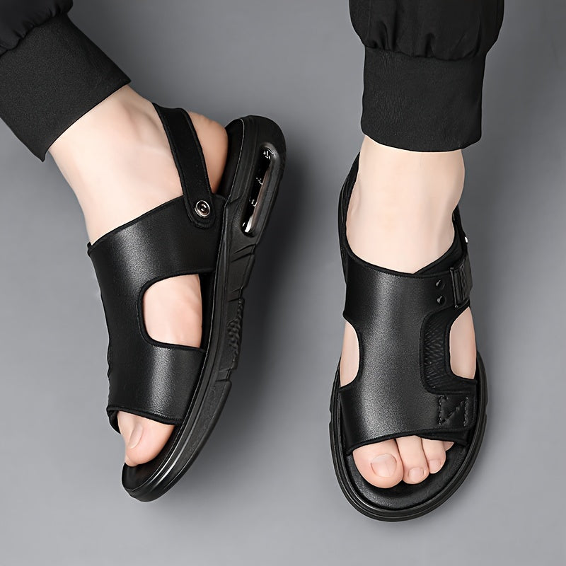 Herren Komfort-Sandalen mit Luftpolster und verstellbarem Riemen – Ideal für Alltag und Freizeit