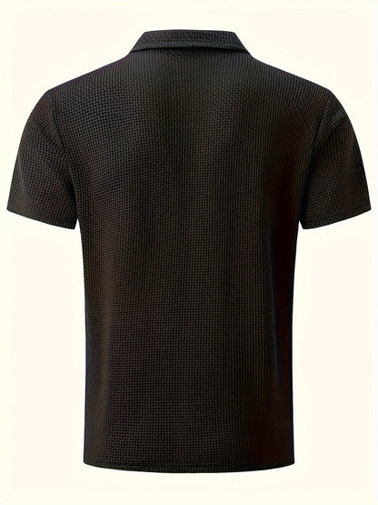Herren Poloshirt mit Struktur – Casual Stil für Alltag und Freizeit