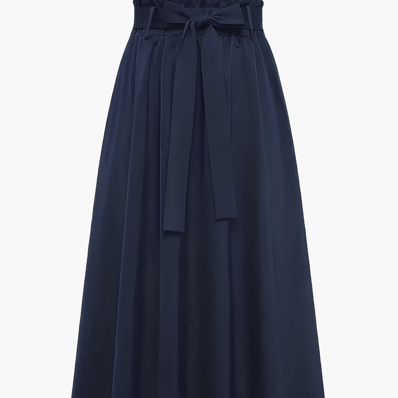 Damen Maxirock mit Paperbag-Bund und Schleife – Eleganter Freizeit-Look für jeden Anlass