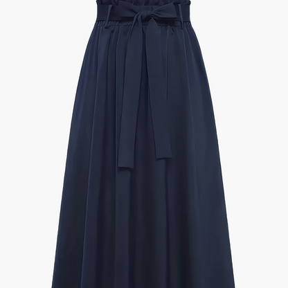 Damen Maxirock mit Paperbag-Bund und Schleife – Eleganter Freizeit-Look für jeden Anlass