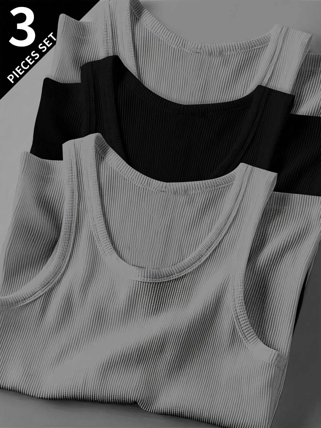 Herren Sport Tanktop mit Rippstruktur – Modernes Fitnesstop für Training und Freizeit