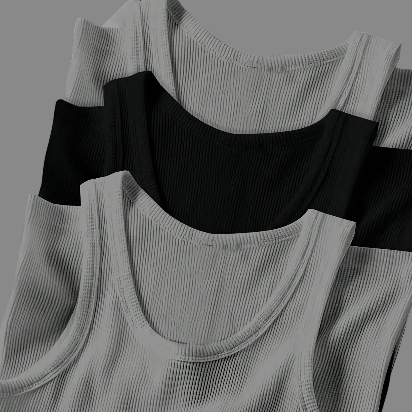 Herren Sport Tanktop mit Rippstruktur – Modernes Fitnesstop für Training und Freizeit