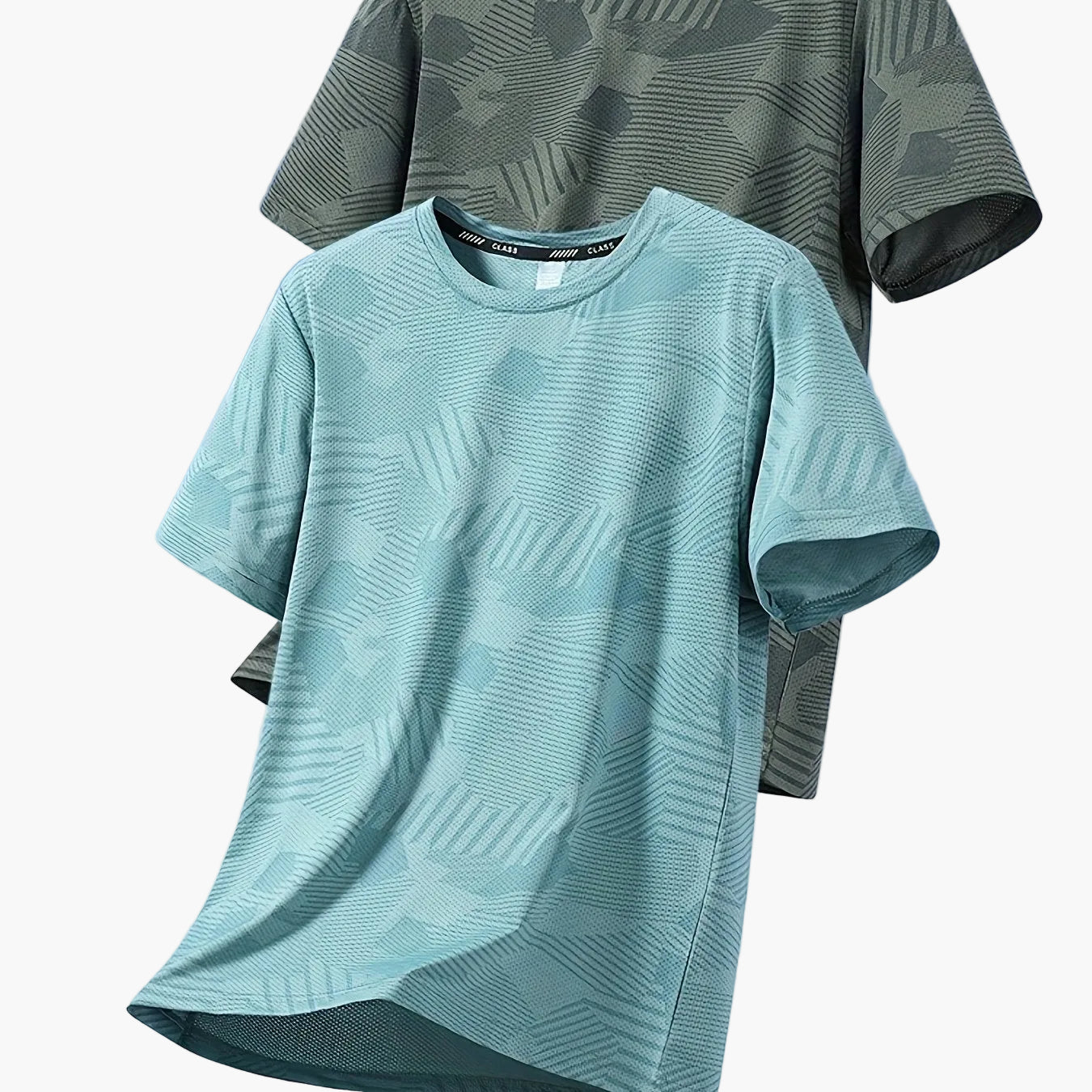 Herren Funktions-T-Shirts – Lässige Sommeroberteile mit tropischem Muster, ideal für Freizeit und Sport