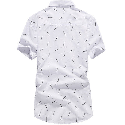 Henry – Kurzärmeliges Herrenhemd im koreanischen Stil, Slim Fit