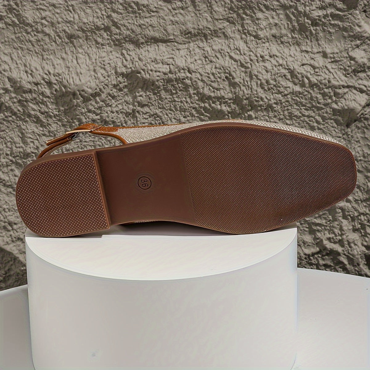 Damen-Slingback-Loafer im eleganten Casual-Stil – Bequeme Sommerschuhe mit Schnalle