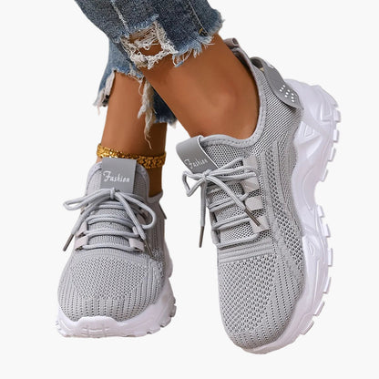 Damen Sneaker Atmungsaktiv Sportlich Freizeit Laufschuhe