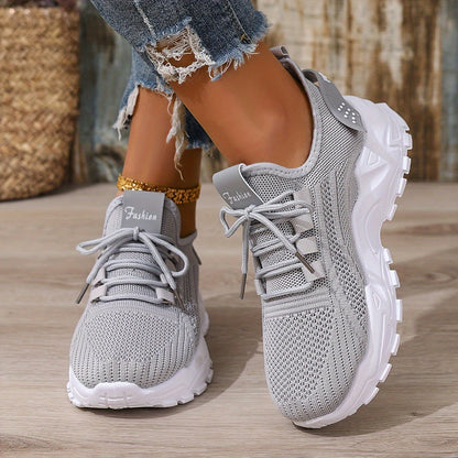 Damen Sneaker Atmungsaktiv Sportlich Freizeit Laufschuhe