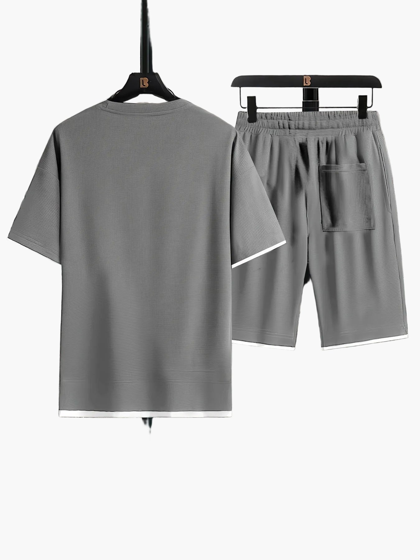 Herren Freizeit-Set Zweiteilig – Modernes T-Shirt & Shorts, Lässig & Bequem