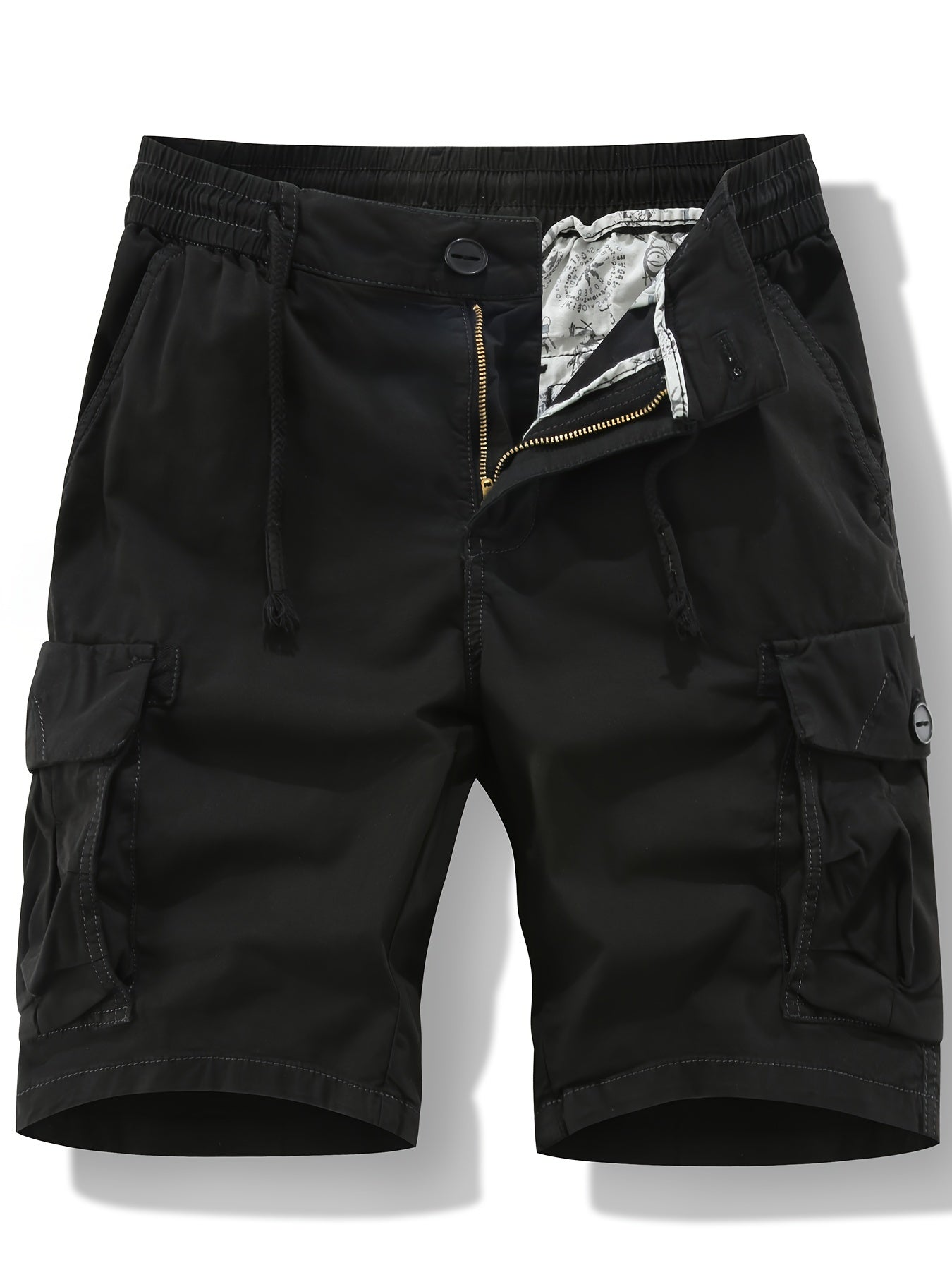 Herren Cargo Shorts mit Taschen und Kordelzug – Lässiger Outdoor-Style