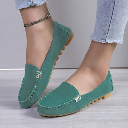 Damen Mokassin-Slipper – Bequeme Freizeitschuhe im eleganten Look