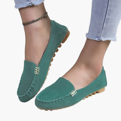 Damen Mokassin-Slipper – Bequeme Freizeitschuhe im eleganten Look