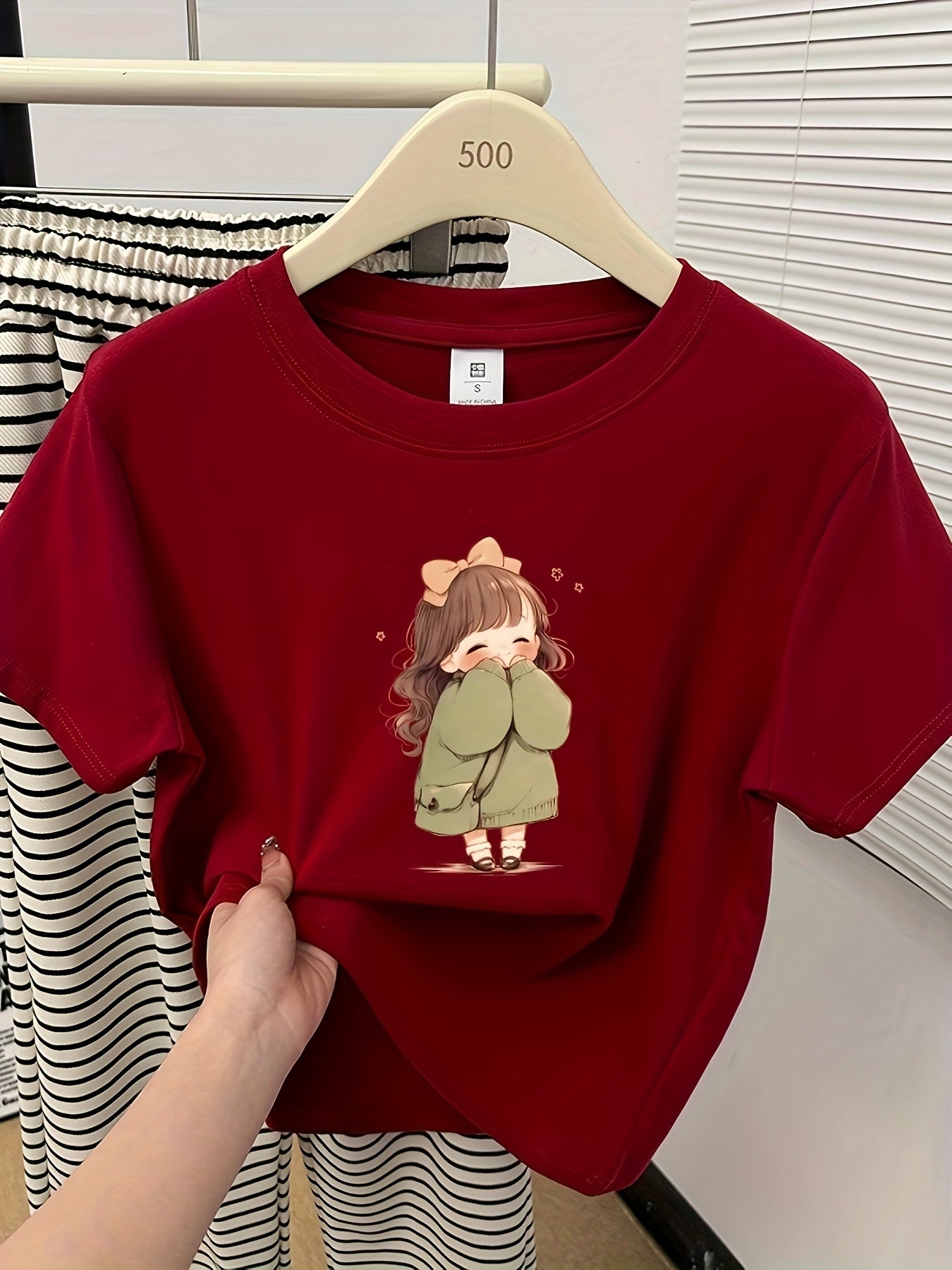 Damen Pyjama-Set mit Kurzarmshirt und Karohose für gemütliche Nächte