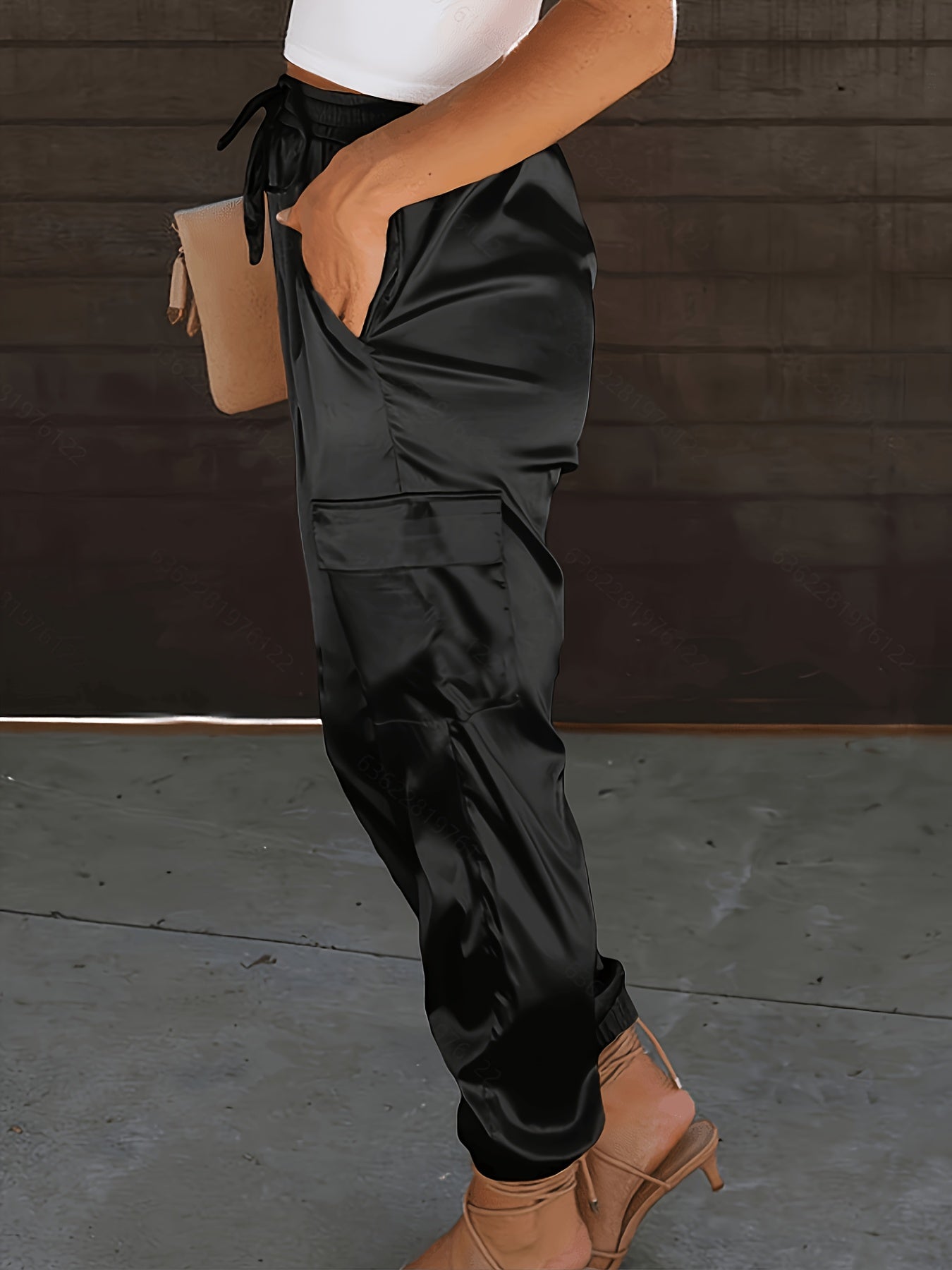 Damen Jogger-Hose mit Cargo-Taschen und modernem Schnitt – Stilvolle Freizeithose für Alltag und City-Looks