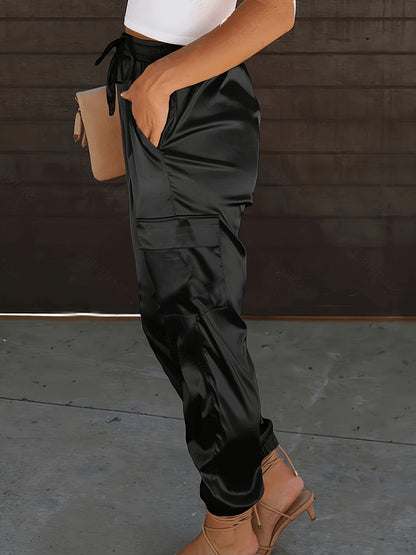 Damen Jogger-Hose mit Cargo-Taschen und modernem Schnitt – Stilvolle Freizeithose für Alltag und City-Looks