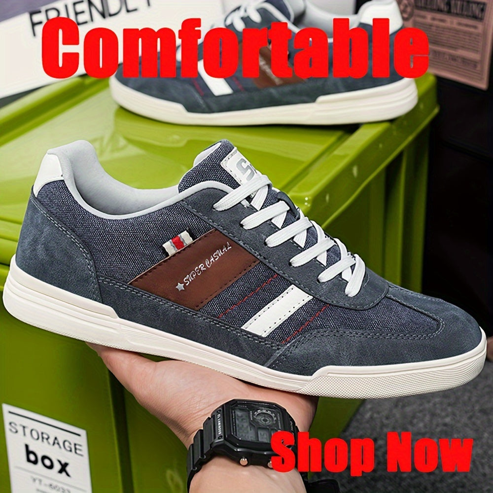 Herren Sneaker Freizeit Vintage Low-Top Sportlicher Straßenschuh