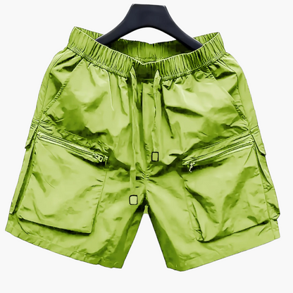 Herren Cargo Shorts mit großen Taschen und Reißverschlüssen – Urban Freizeitstil