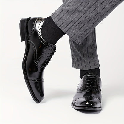 Herren Business Oxfordschuhe – Elegante klassische Schnürschuhe für Büro und festliche Anlässe
