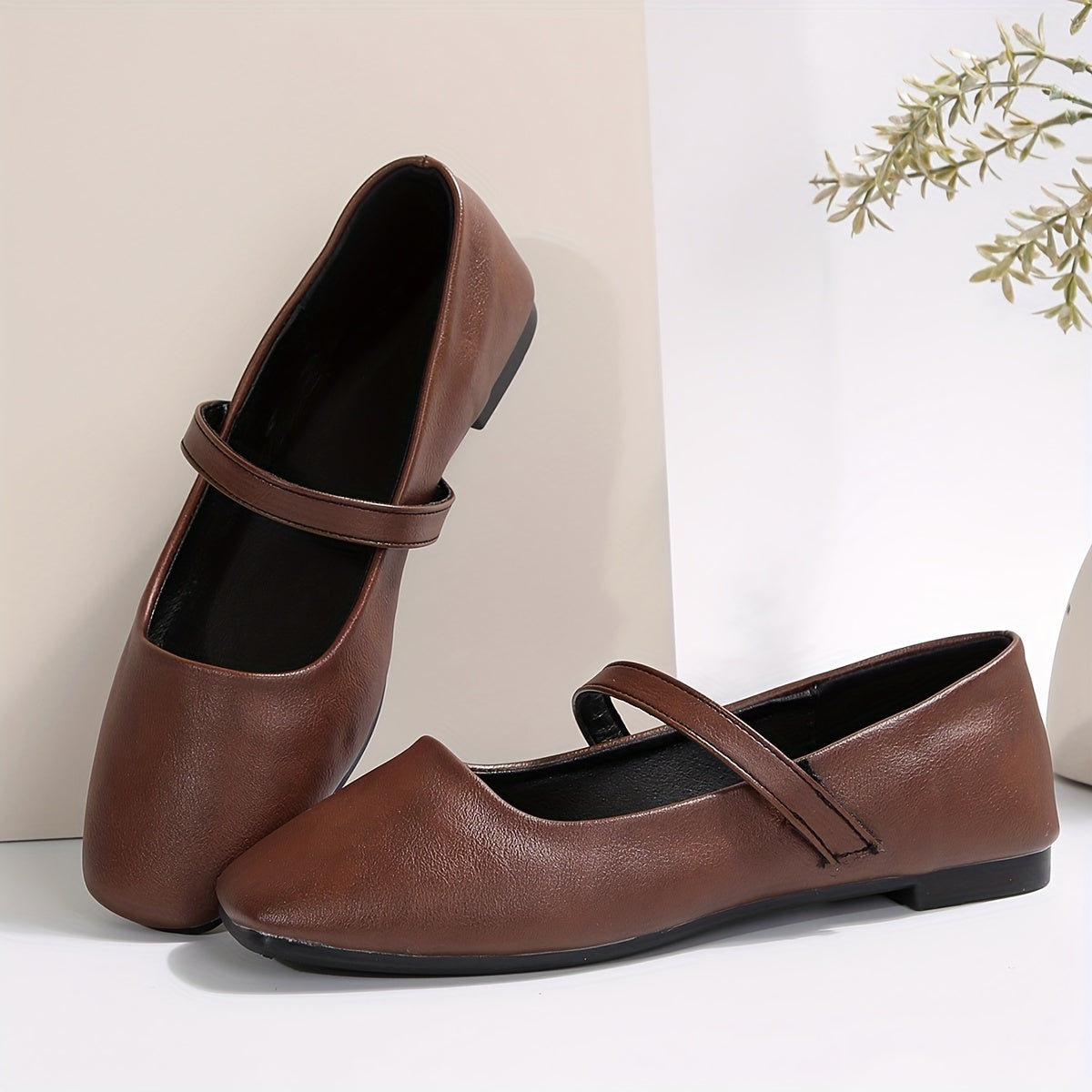 Damen Mary Jane Ballerinas – Elegante flache Schuhe für Alltag und Büro