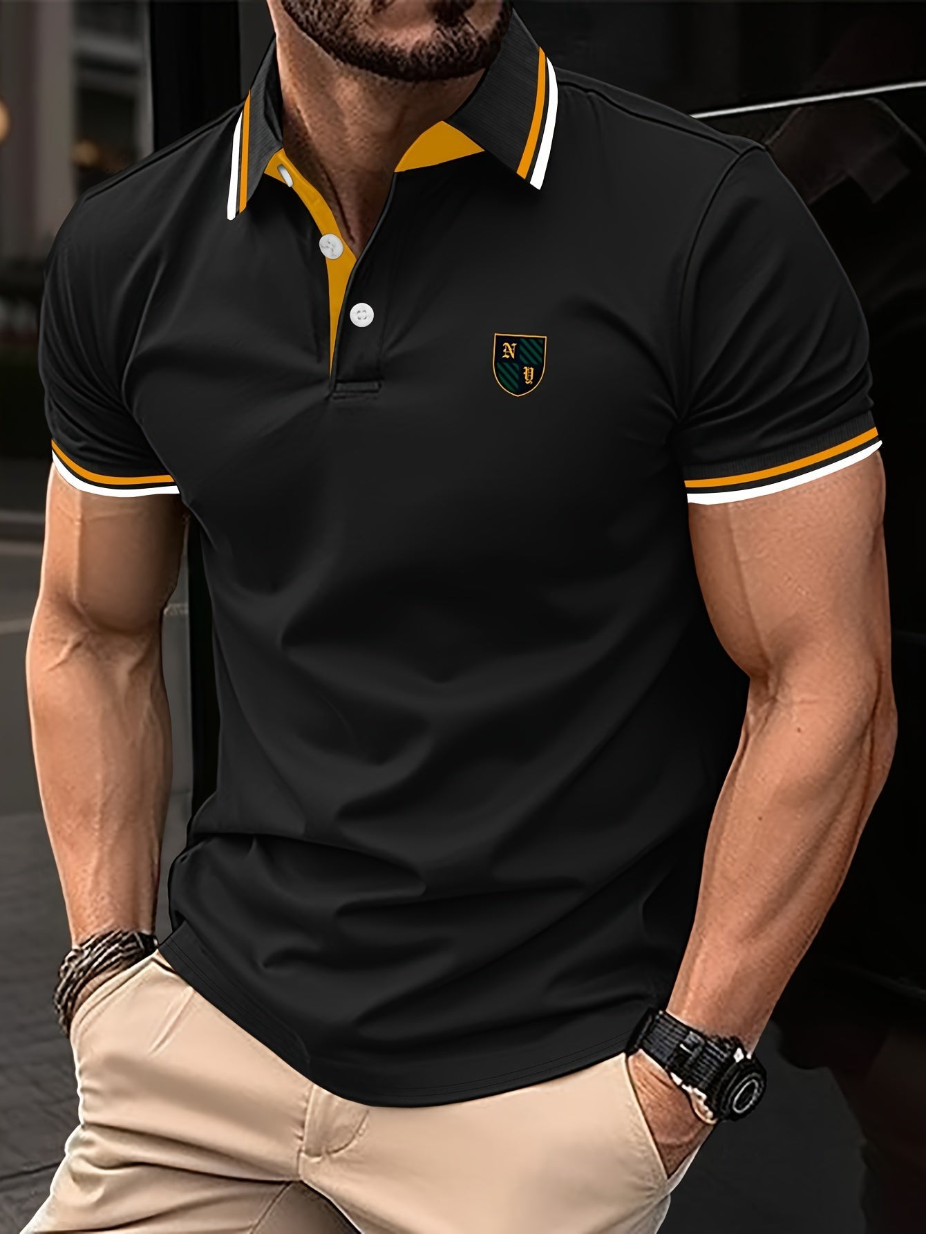 Herren Polo-Shirt Casual Stil – Ideal für Freizeit und Alltag